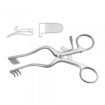 Perkins Self Retaining Retractor Left Stainless Steel, 13 cm - 5"